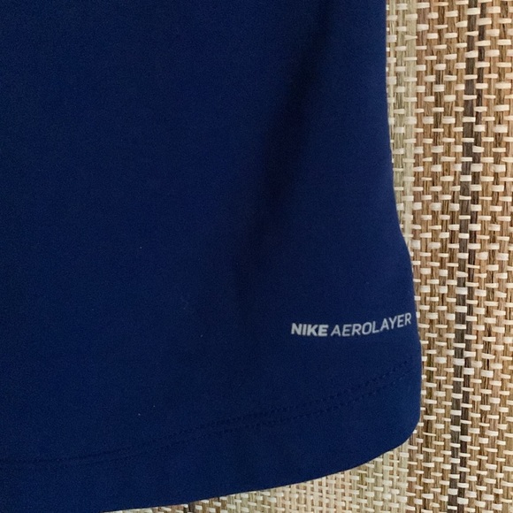 Nike AeroLayer Blue Pink Insulated Full Zip Running Vest Women Size XS - Picture 5 of 5